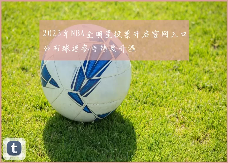 2023年NBA全明星投票开启官网入口公布球迷参与热度升温